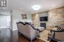 5330 Mckenna Crescent, Regina, SK  - Indoor With Fireplace 