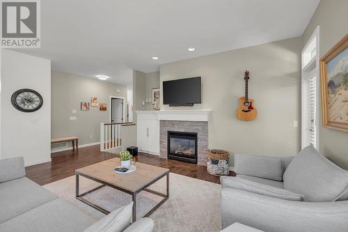 4943 Windsong Crescent, Kelowna, BC - Indoor Photo Showing Living Room With Fireplace