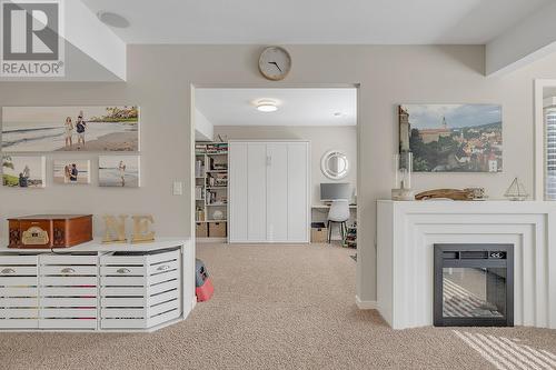 4943 Windsong Crescent, Kelowna, BC - Indoor With Fireplace