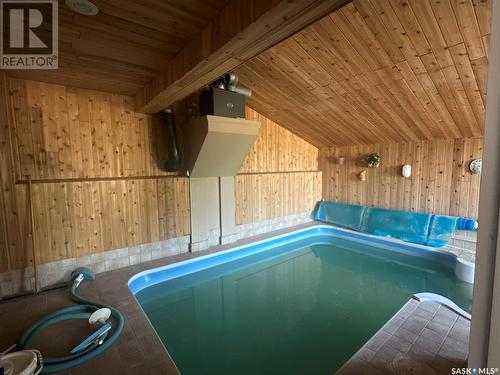 100 Centre Street, Regina Beach, SK - Indoor Photo Showing Other Room With In Ground Pool