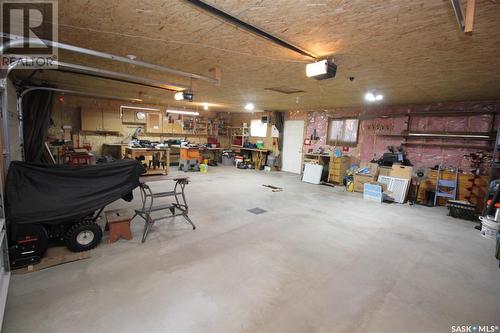 412 Howard Street, Indian Head, SK - Indoor Photo Showing Garage