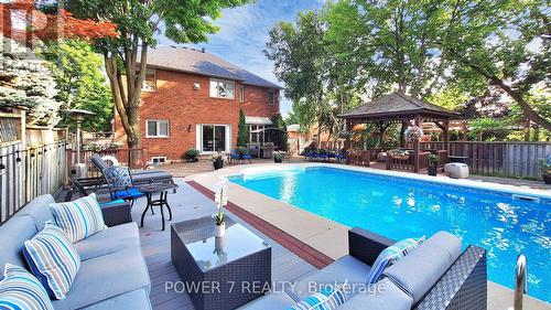 17 Macrill Road, Markham, ON - Outdoor With In Ground Pool With Deck Patio Veranda