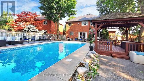 17 Macrill Road, Markham, ON - Outdoor With In Ground Pool With Deck Patio Veranda