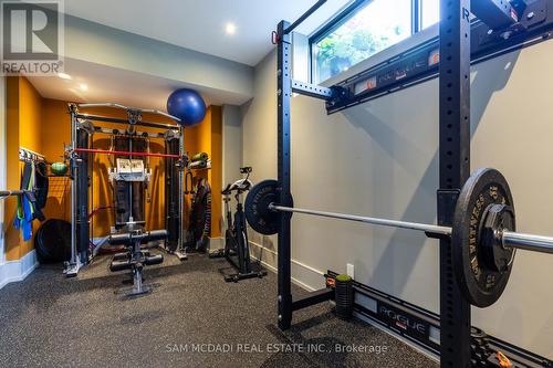 33 Wenonah Drive, Mississauga, ON - Indoor Photo Showing Gym Room