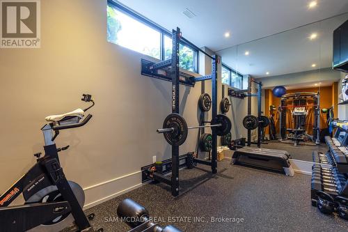 33 Wenonah Drive, Mississauga, ON - Indoor Photo Showing Gym Room