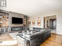 4086 Hickory Drive, Mississauga (Rathwood), ON  - Indoor Photo Showing Living Room With Fireplace 