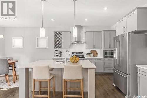 438 Secord Way, Saskatoon, SK - Indoor Photo Showing Kitchen With Upgraded Kitchen