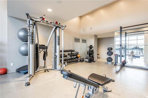 2087 Fairview Street|Unit #504, Burlington, ON - Indoor Photo Showing Gym Room