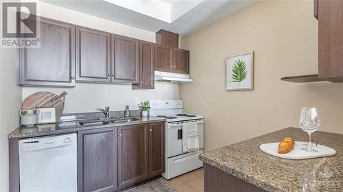 100 Roger Guindon Avenue Unit#404, Ottawa, ON - Indoor Photo Showing Kitchen With Double Sink