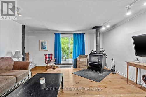 2083 Hollowview Road, Stirling-Rawdon, ON - Indoor Photo Showing Living Room With Fireplace