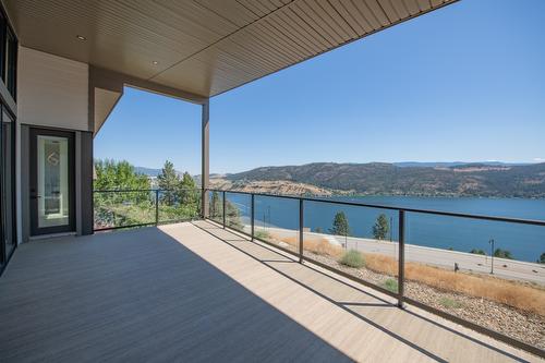 8820 Oxford Road, Vernon, BC - Outdoor With Body Of Water With Deck Patio Veranda With View With Exterior