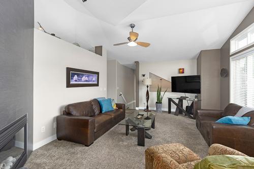 2304 Shannon Heights Place, West Kelowna, BC - Indoor Photo Showing Living Room With Fireplace