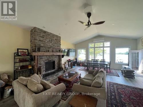 682 Whitney Road, Prince Edward County (Ameliasburgh), ON - Indoor Photo Showing Living Room With Fireplace