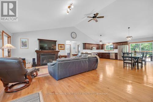 456 Labarge Road, Tweed, ON - Indoor Photo Showing Living Room With Fireplace