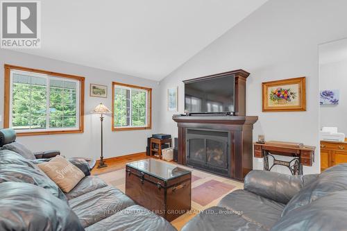 456 Labarge Road, Tweed, ON - Indoor Photo Showing Living Room With Fireplace