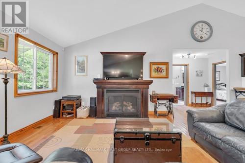 456 Labarge Road, Tweed, ON - Indoor Photo Showing Living Room With Fireplace