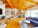 5584 Park Ave, Powell River, BC  - Indoor Photo Showing Living Room With Fireplace 