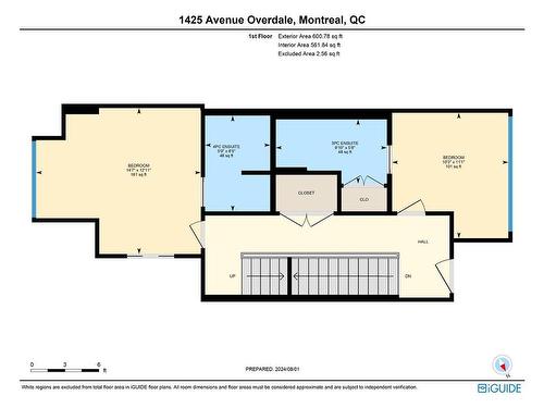 Plan (croquis) - 1425 Av. Overdale, Montréal (Ville-Marie), QC 