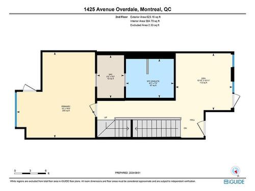 Plan (croquis) - 1425 Av. Overdale, Montréal (Ville-Marie), QC 