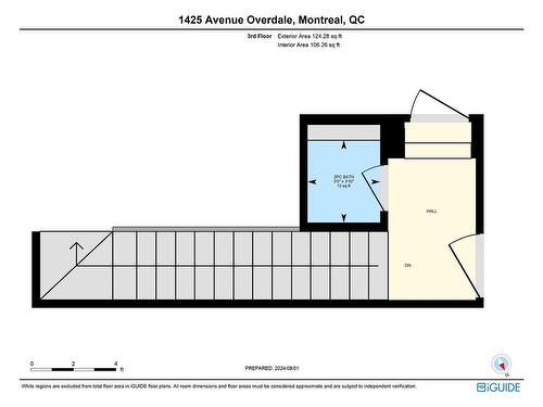 Plan (croquis) - 1425 Av. Overdale, Montréal (Ville-Marie), QC 