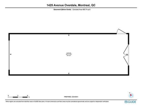 Plan (croquis) - 1425 Av. Overdale, Montréal (Ville-Marie), QC 