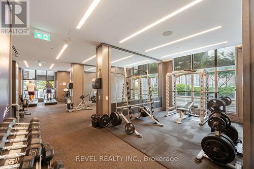 725 - 9 Mabelle Avenue, Toronto (Islington-City Centre West), ON - Indoor Photo Showing Gym Room