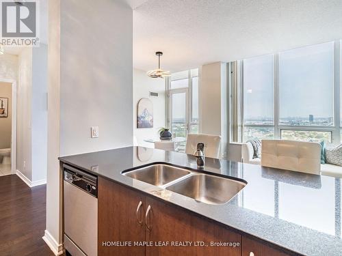 Lph02 - 2240 Lakeshore Boulevard W, Toronto (Mimico), ON - Indoor Photo Showing Kitchen With Double Sink