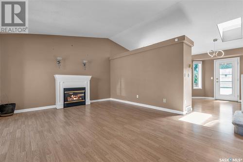 411 Blackshire Crescent, Saskatoon, SK - Indoor Photo Showing Living Room With Fireplace