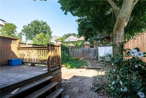 109 Gladstone Avenue, Hamilton, ON - Outdoor With Deck Patio Veranda With Backyard