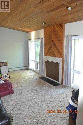 5905 West Boundary Road, Barrhead, AB - Indoor With Fireplace