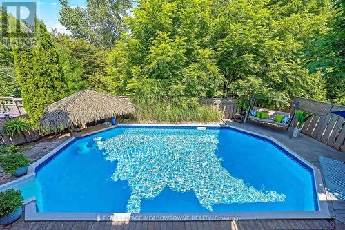 110 Pentland Road, Hamilton (Waterdown), ON - Outdoor With In Ground Pool With Backyard