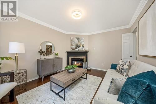 110 Pentland Road, Hamilton (Waterdown), ON - Indoor Photo Showing Living Room With Fireplace