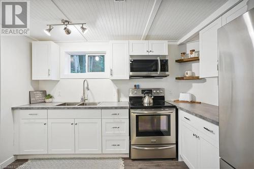 342457 Concession 14 Road, Georgian Bluffs, ON - Indoor Photo Showing Kitchen With Double Sink