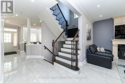 1 Casa Lane, Brampton (Vales Of Castlemore), ON - Indoor Photo Showing Other Room With Fireplace