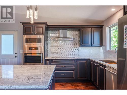 102 Derenzy Place, Penticton, BC - Indoor Photo Showing Kitchen With Upgraded Kitchen