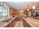 1746 Grandview Avenue, Lumby, BC  - Indoor Photo Showing Kitchen With Double Sink With Upgraded Kitchen 