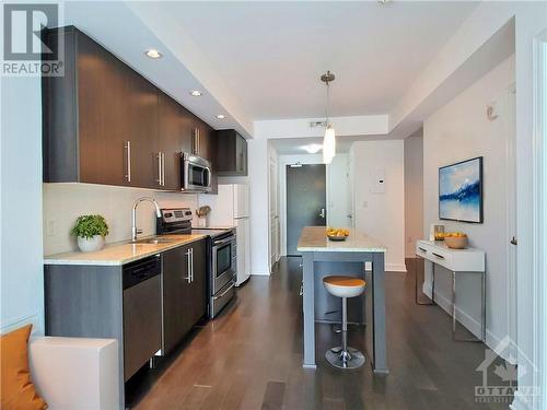 238 Besserer Street Unit#203, Ottawa, ON - Indoor Photo Showing Kitchen With Stainless Steel Kitchen