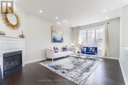 27 Fulmer Road, Brampton (Northwest Brampton), ON - Indoor Photo Showing Living Room With Fireplace