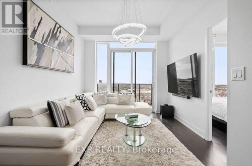 806 - 180 Veterans Drive, Brampton (Northwest Brampton), ON - Indoor Photo Showing Living Room