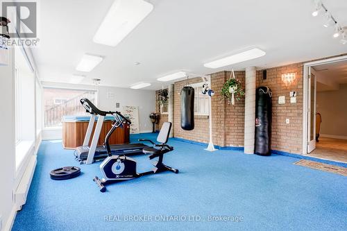 87 Taylorwood Avenue, Caledon (Bolton North), ON - Indoor Photo Showing Gym Room