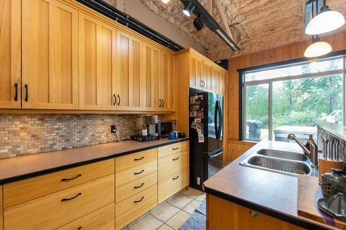 46-2481 Squilax-Anglemont Road, Lee Creek, BC - Indoor Photo Showing Kitchen With Double Sink