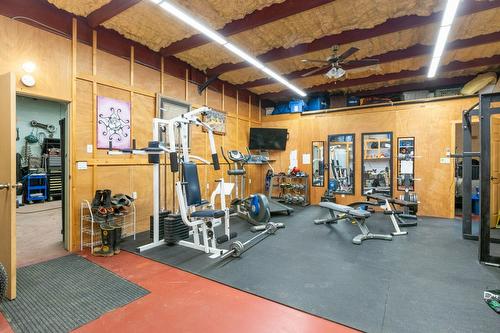 46-2481 Squilax-Anglemont Road, Lee Creek, BC - Indoor Photo Showing Gym Room