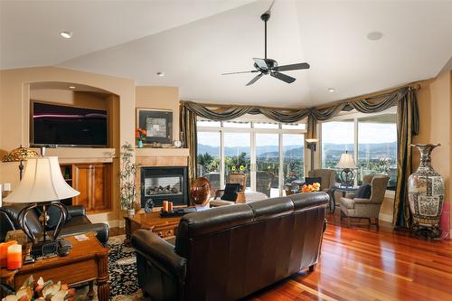 648 Denali Drive, Kelowna, BC - Indoor Photo Showing Living Room With Fireplace