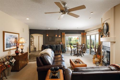 648 Denali Drive, Kelowna, BC - Indoor Photo Showing Living Room With Fireplace