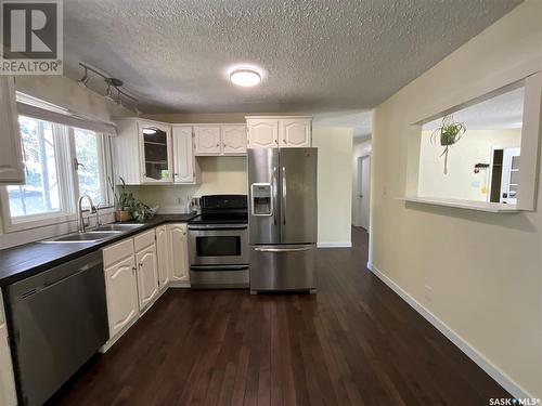 126 Bothwell Crescent, Regina, SK - Indoor Photo Showing Kitchen With Double Sink