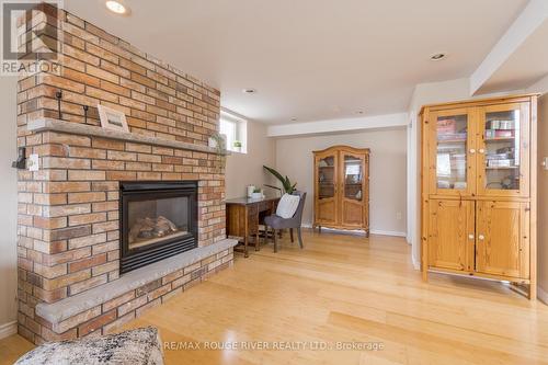 1600 Forster Avenue, Peterborough, ON - Indoor Photo Showing Living Room With Fireplace