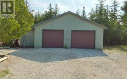 Oversize double garage with lean to - 