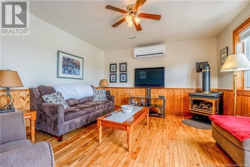 2840 127 Highway Unit# 6, Bayside, NB - Indoor Photo Showing Living Room With Fireplace