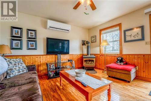 2840 127 Highway Unit# 6, Bayside, NB - Indoor Photo Showing Living Room With Fireplace