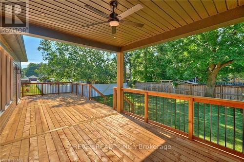 3747 Dominion Road, Fort Erie, ON - Outdoor With Deck Patio Veranda With Exterior